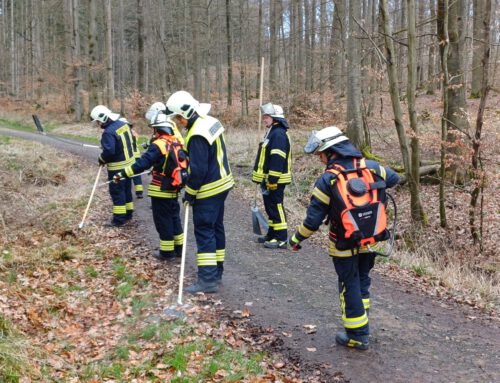 Erfolgreiche Übung des Waldbrandzuges des Main-Kinzig-Kreises in Hammersbach